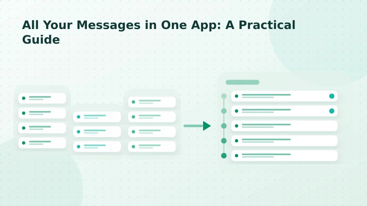 Editorial diagram: All Your Messages in One App: A Practical Guide